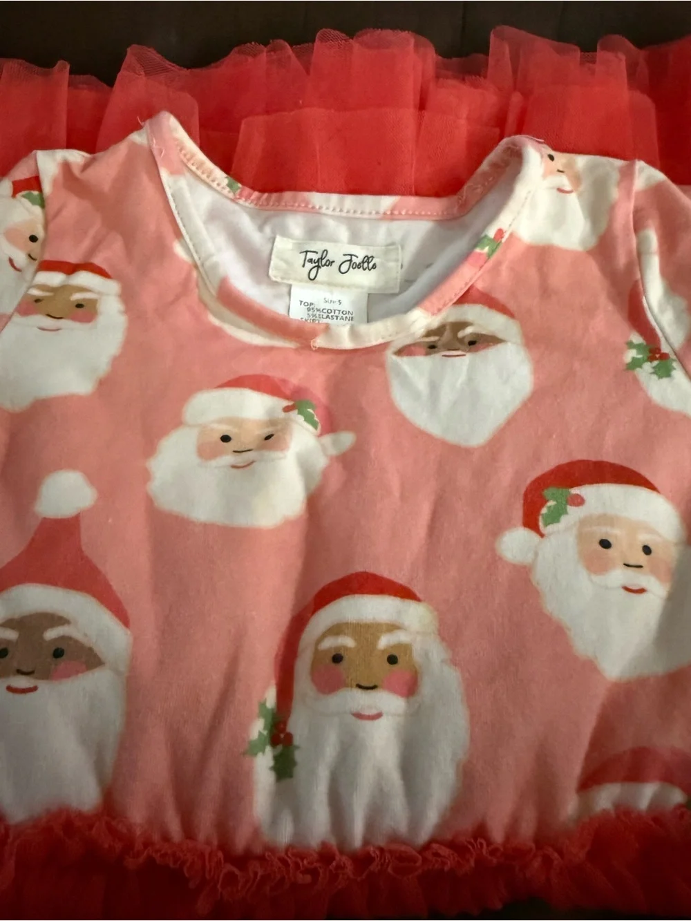 Taylor Joelle Santa Dress sz 5